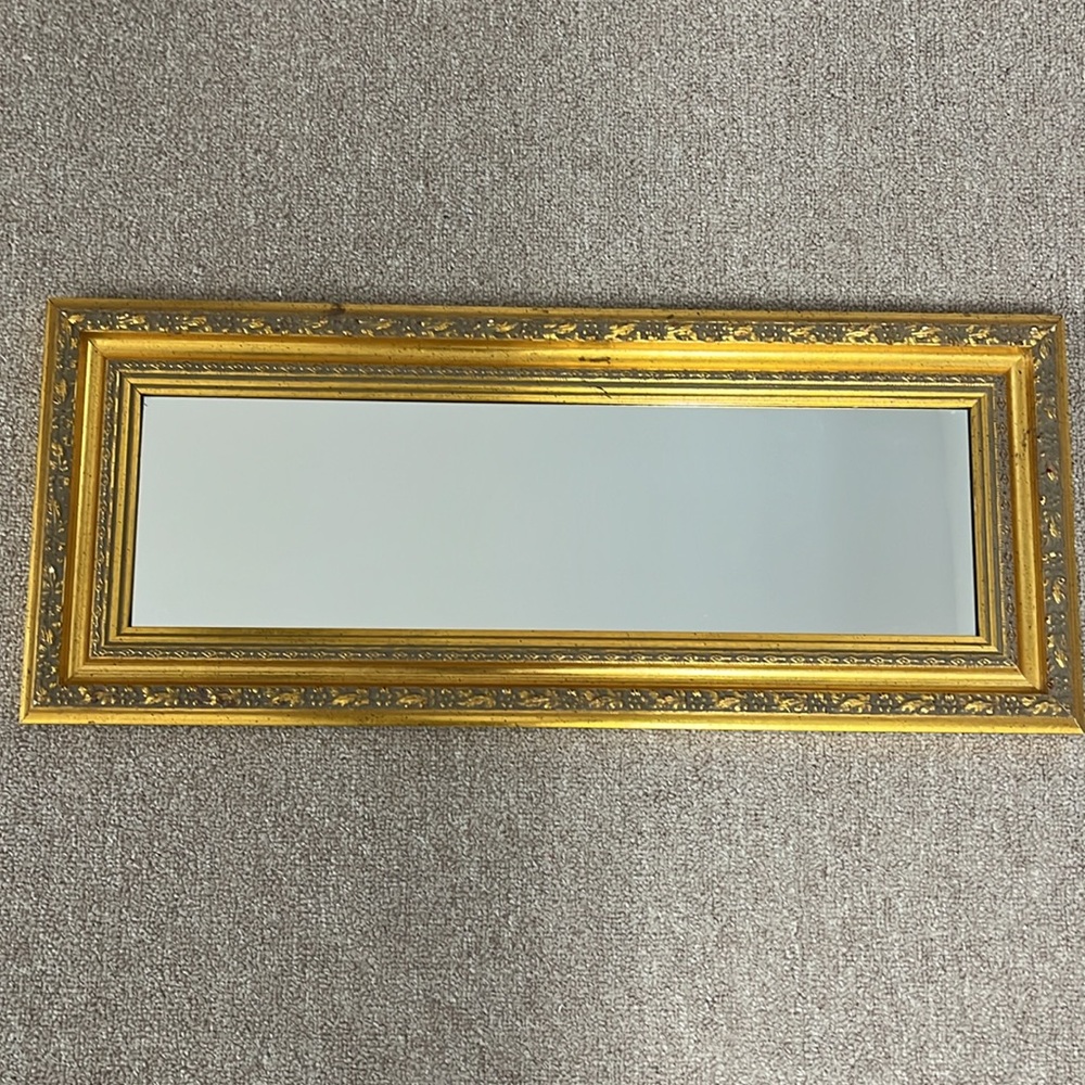 The Bombay Company Rectangular Guilded Gold Mirror - Picture 3 of 5